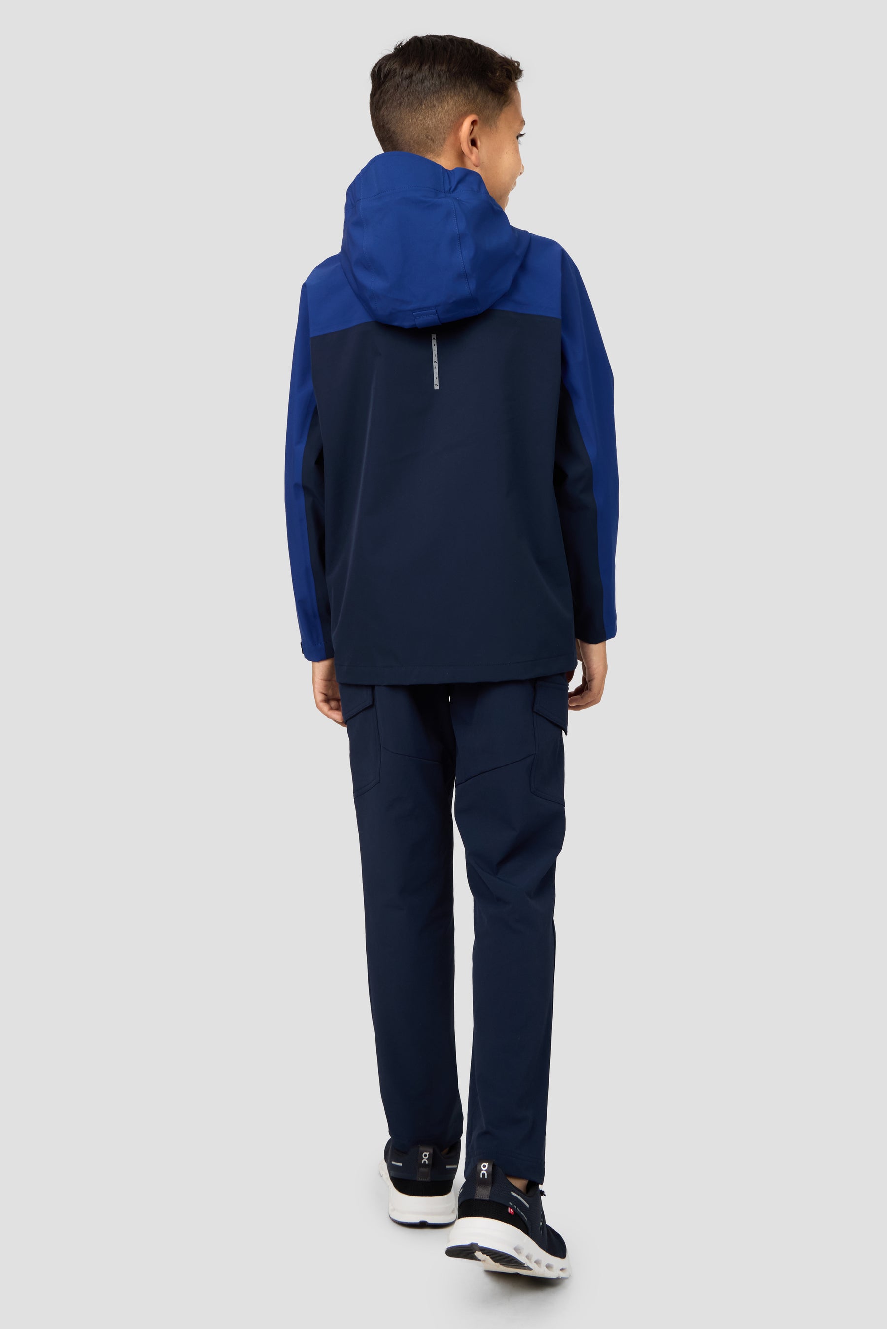 Boys Derecho Waterproof Jacket - Midnight Blue/Marine Blue