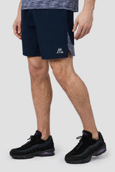 Trail Panel Short - Navy/Purple Multi