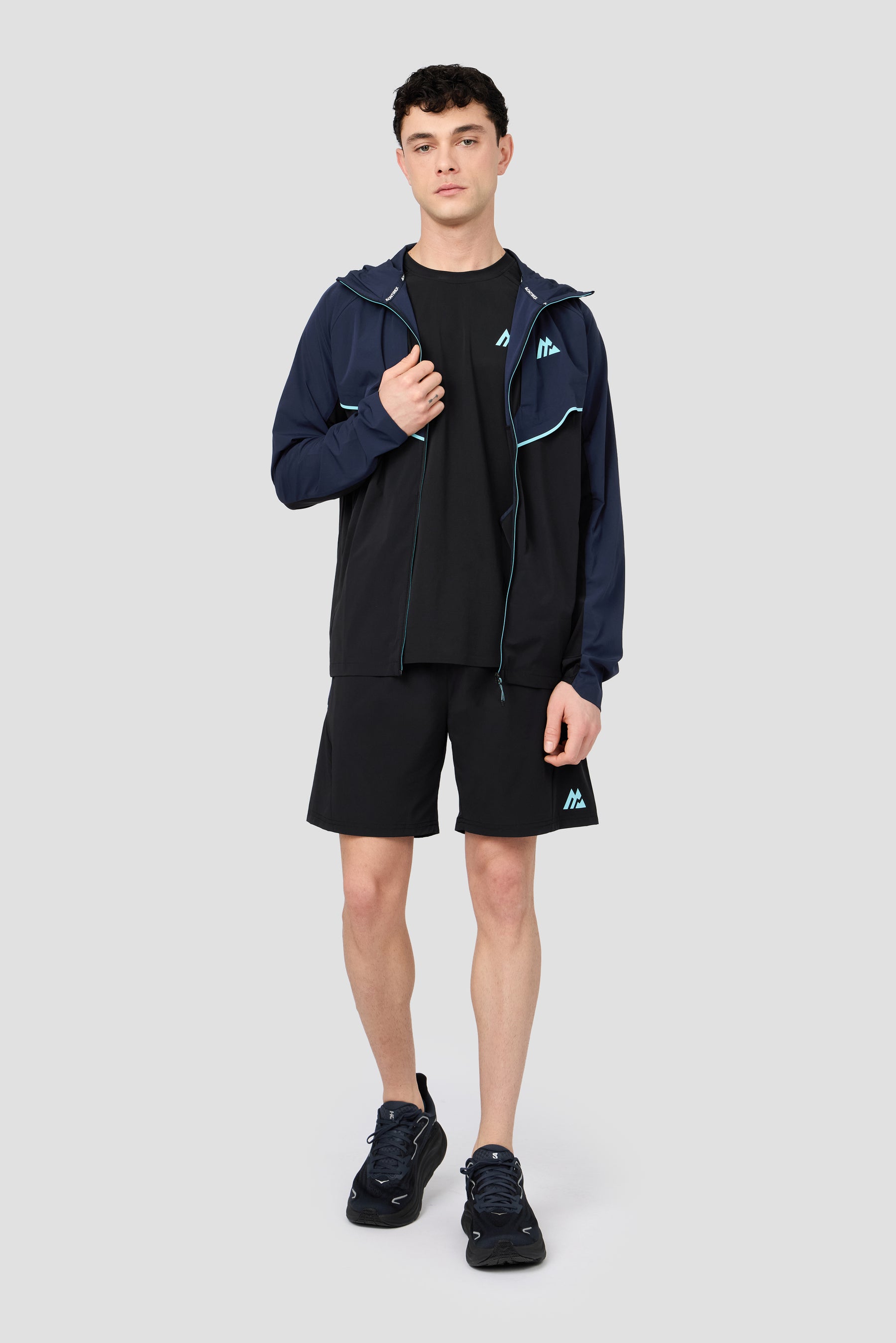 MTX Trail Traction T-Shirt - Black/Midnight Blue