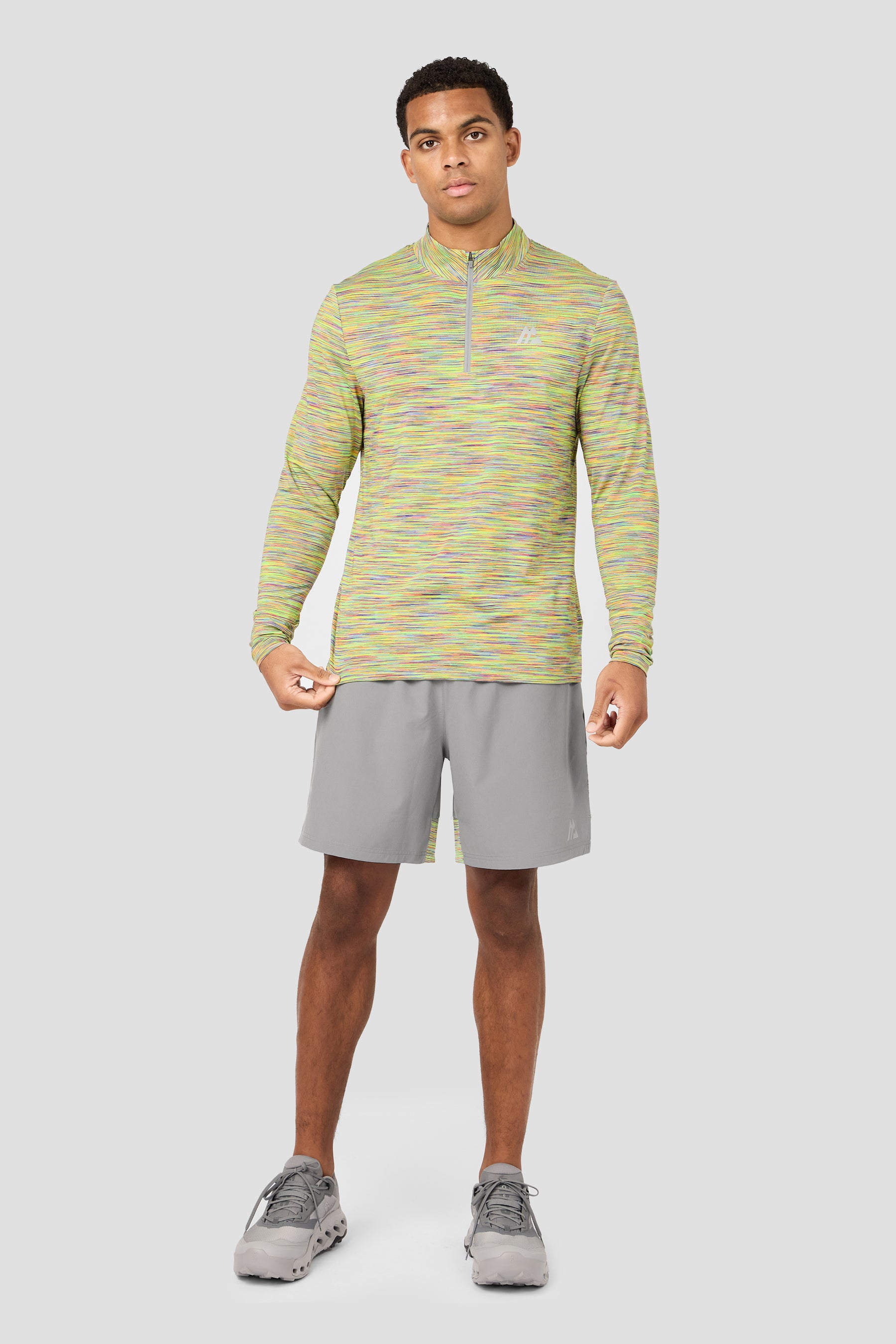 Trail 1/4 Zip  - Orange/Yellow/Lilac