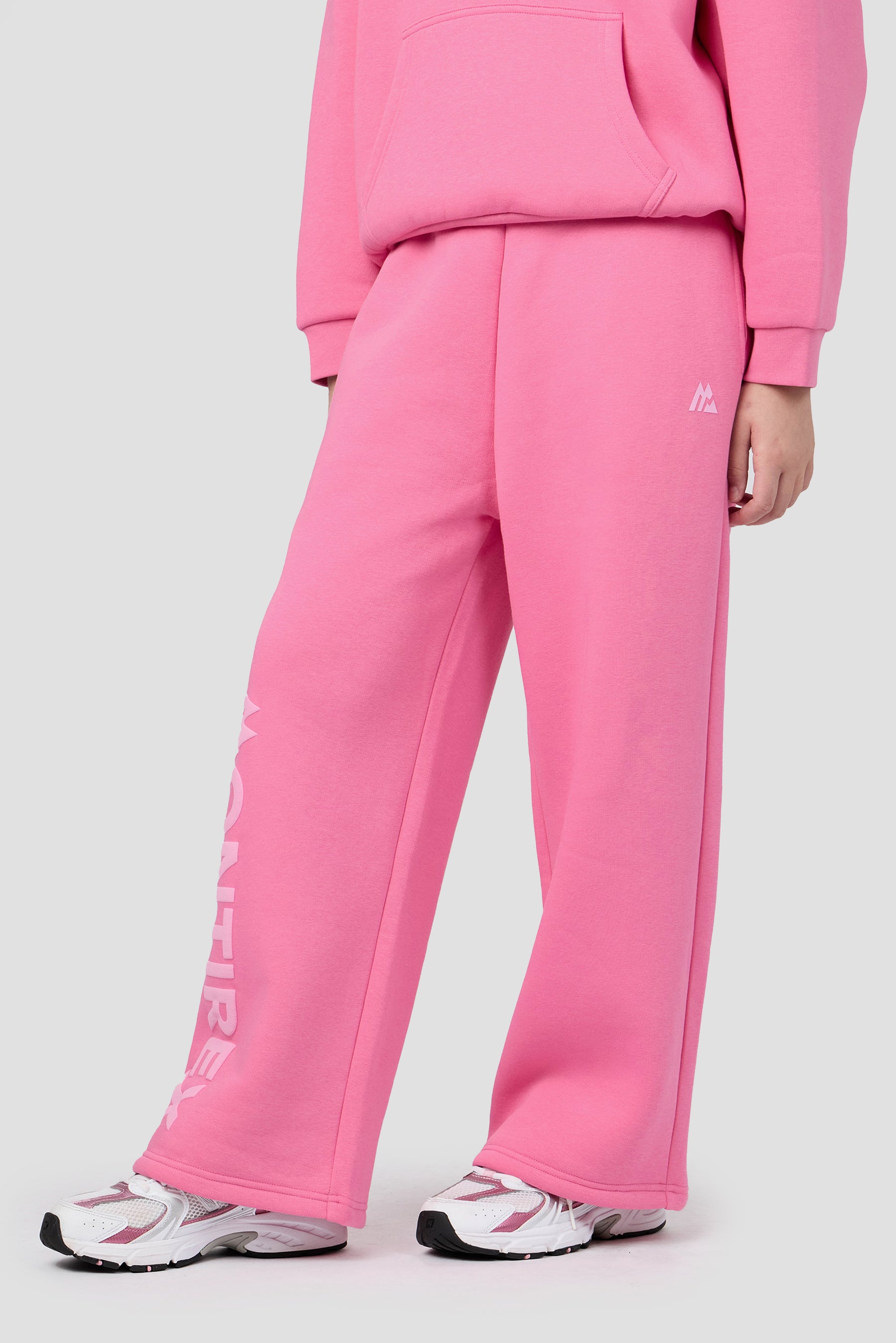 Girls Vibe Wide Leg Jogger - Framboise