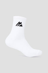 Junior Crew Sock - White