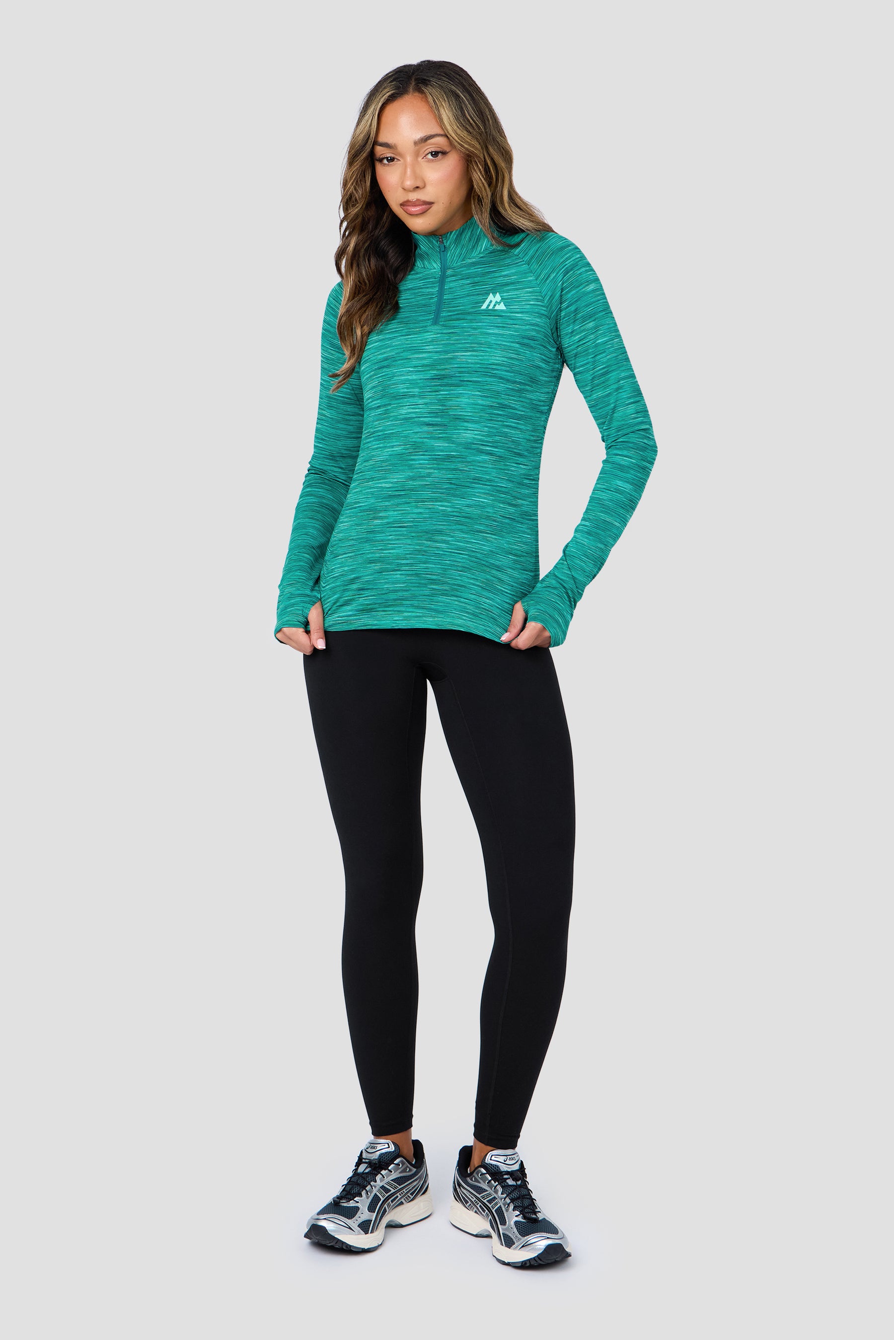Women's Trail 1/4 Zip - Teal/Blue