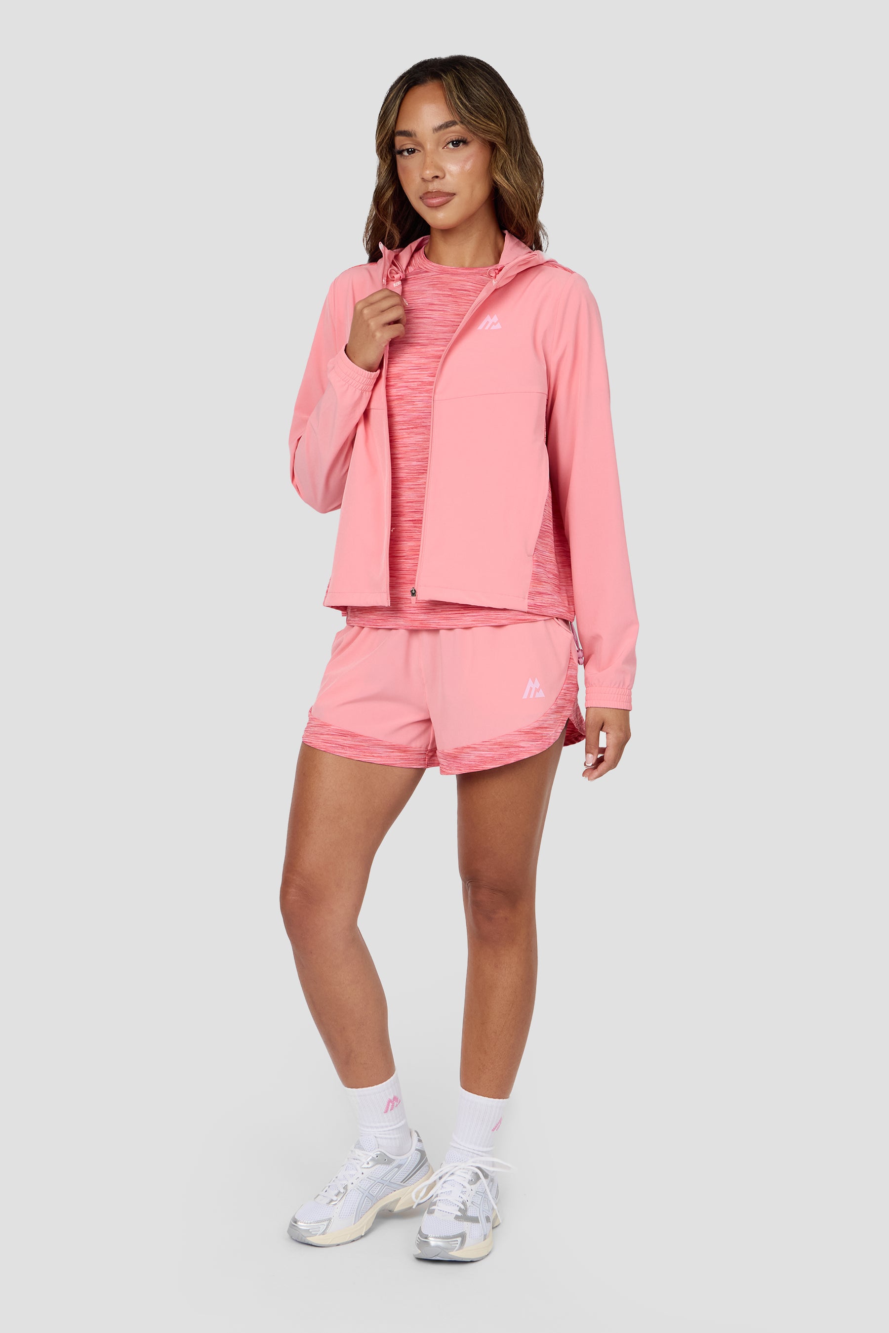 Women's Trail Windbreaker - Pink/Orange Multi