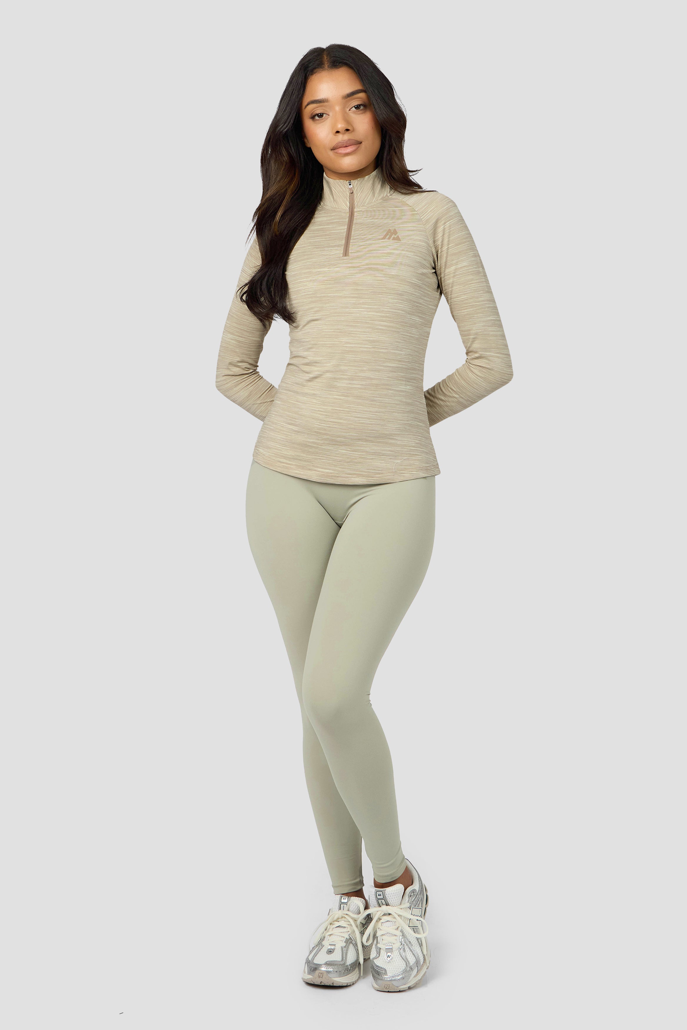 Montirex Women's Trail 1/4 Zip Maple Multi | Sportswear Gymwear