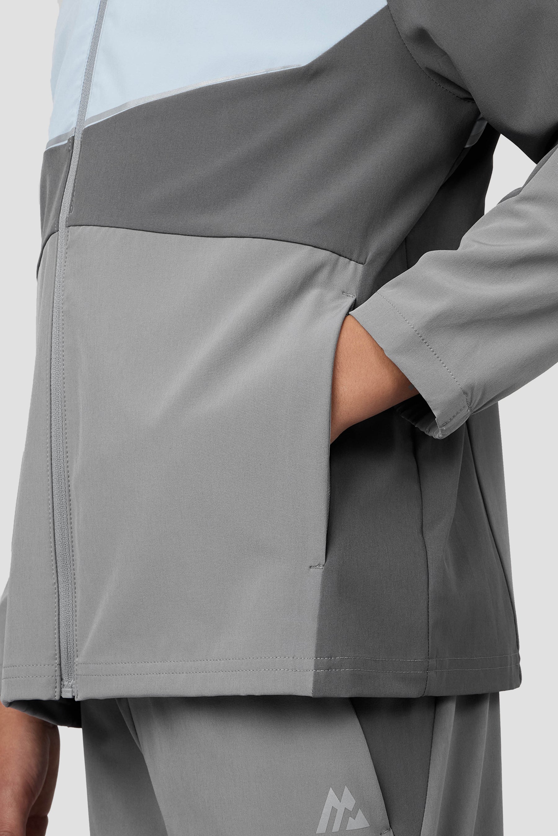 Boys Cerberus Jacket - Platinum Grey/Summer Mist/Cement Grey