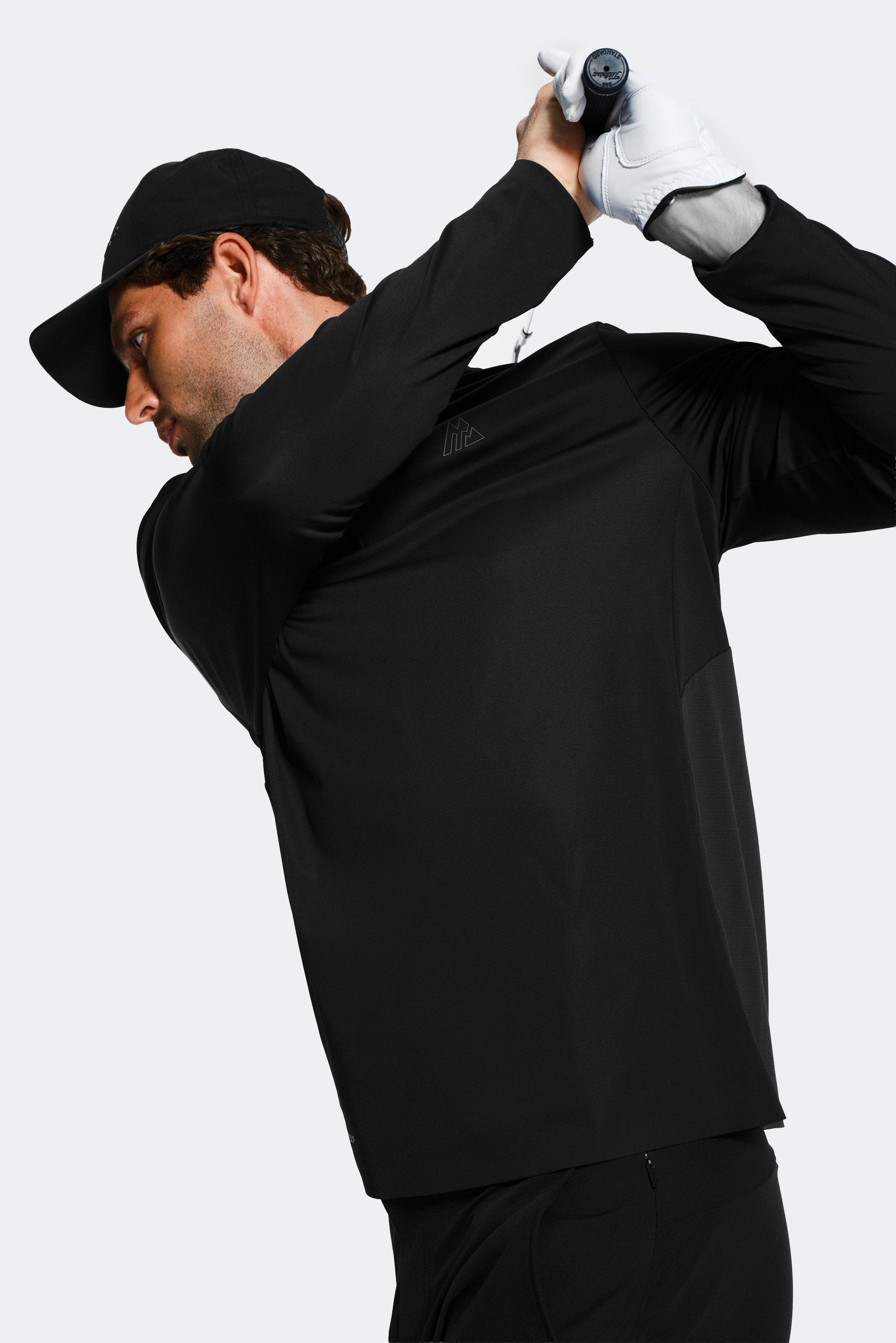 Montirex Golf 1/4 Zip Black/Onyx | Sportswear & Gymwear