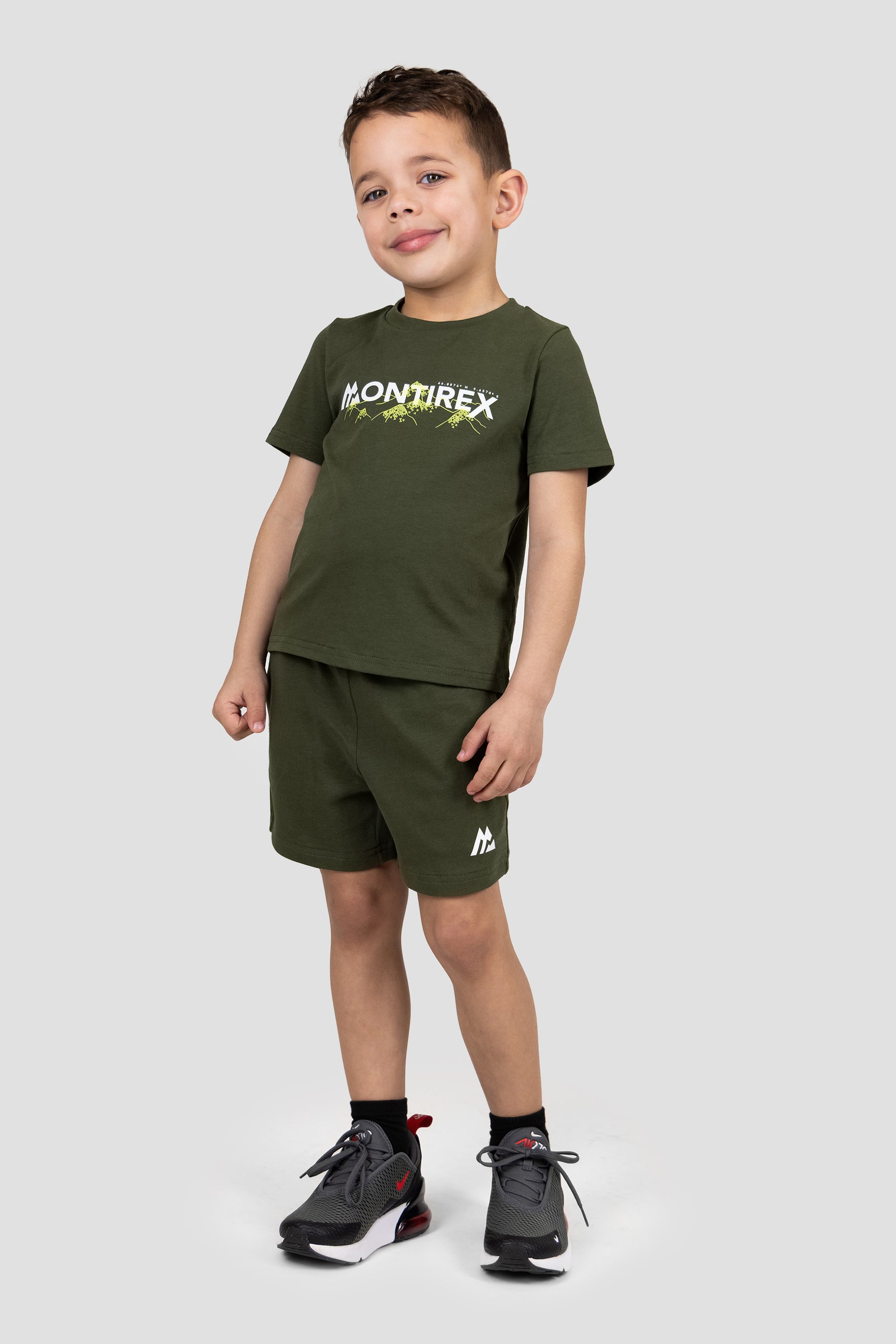 Infant Summits T-Shirt/Short Set - Elm 