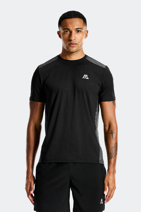 Trail Panel T-Shirt - Schwarz/Asphalt/Zementgrau
