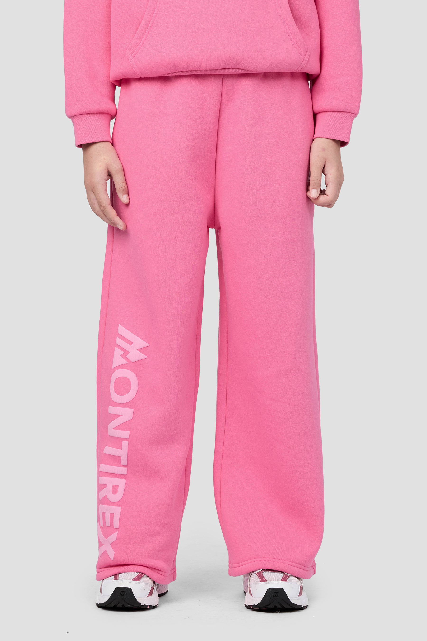 Girls Vibe Wide Leg Jogger - Framboise