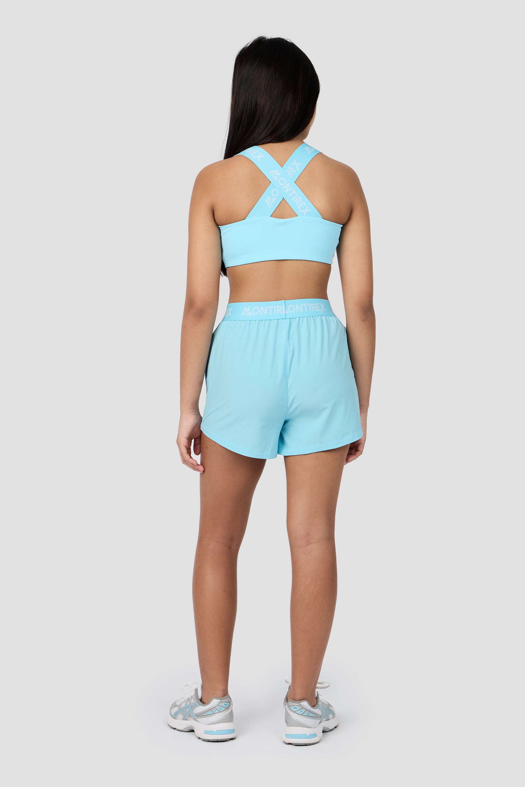 Girls Icon Woven Short - Seashell Blue