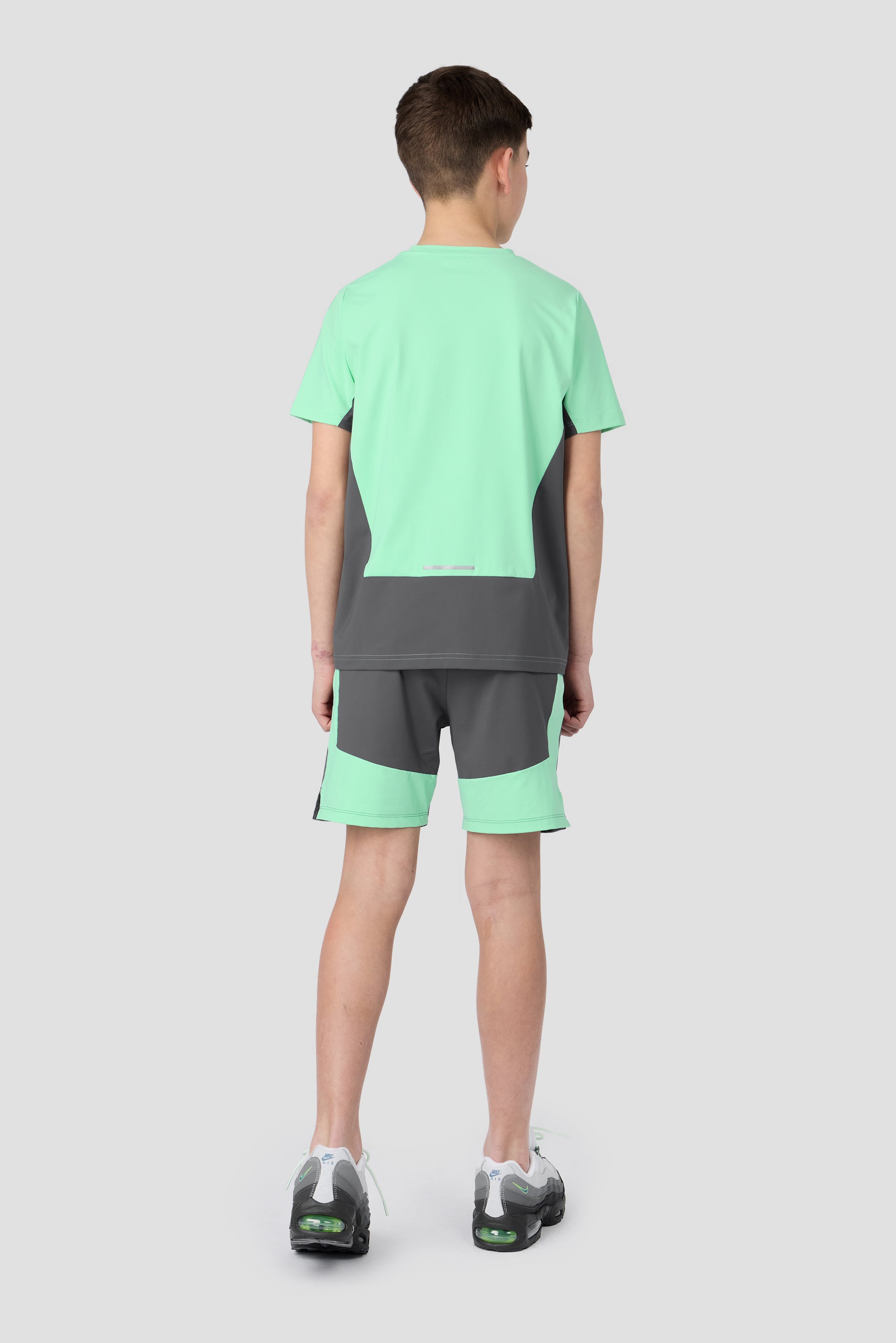 Boys Astro Short - Slate Grey/Duck Egg
