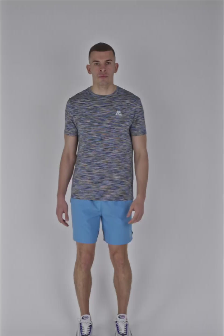 Trail T-Shirt - Blue/Navy/Orange
