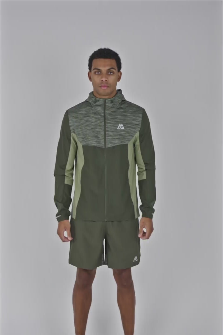 Trail Windbreaker Khaki Multi | Montirex Sportswear & Gymwear