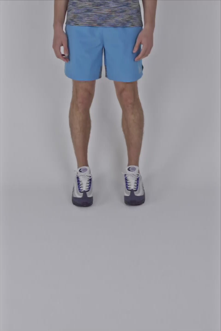 Trail Panel Short - Blue/Navy/Orange