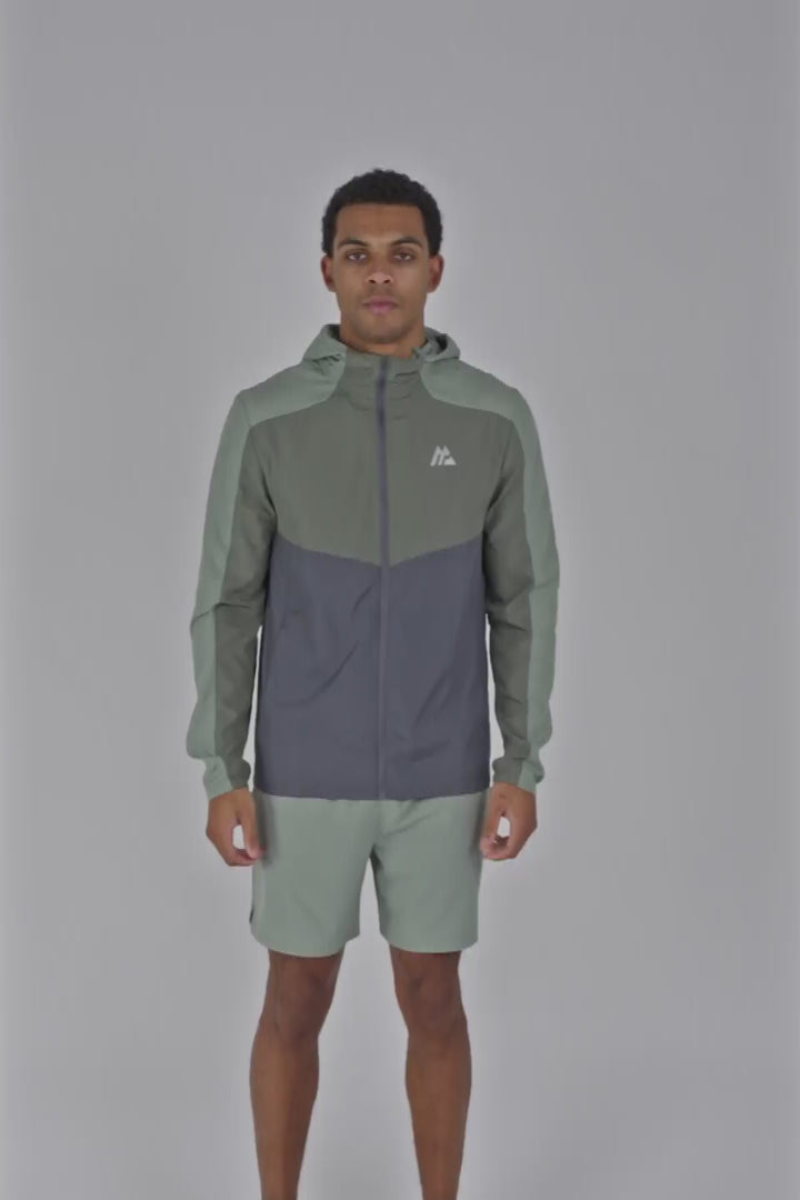 Breeze 3.0 Windbreaker - Ash Green/Green Slate/Slate Grey
