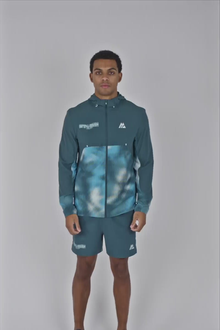 MTX Run Disperse Windbreaker - Ocean Abyss