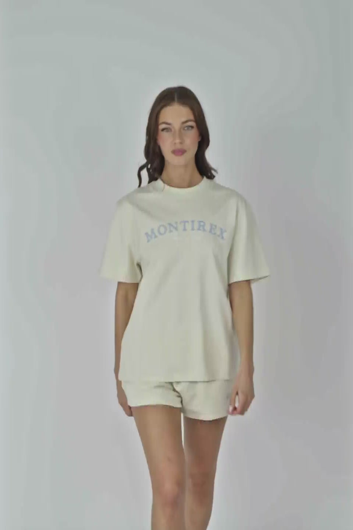 Athleisure Club T-Shirt - Vanilla Foam