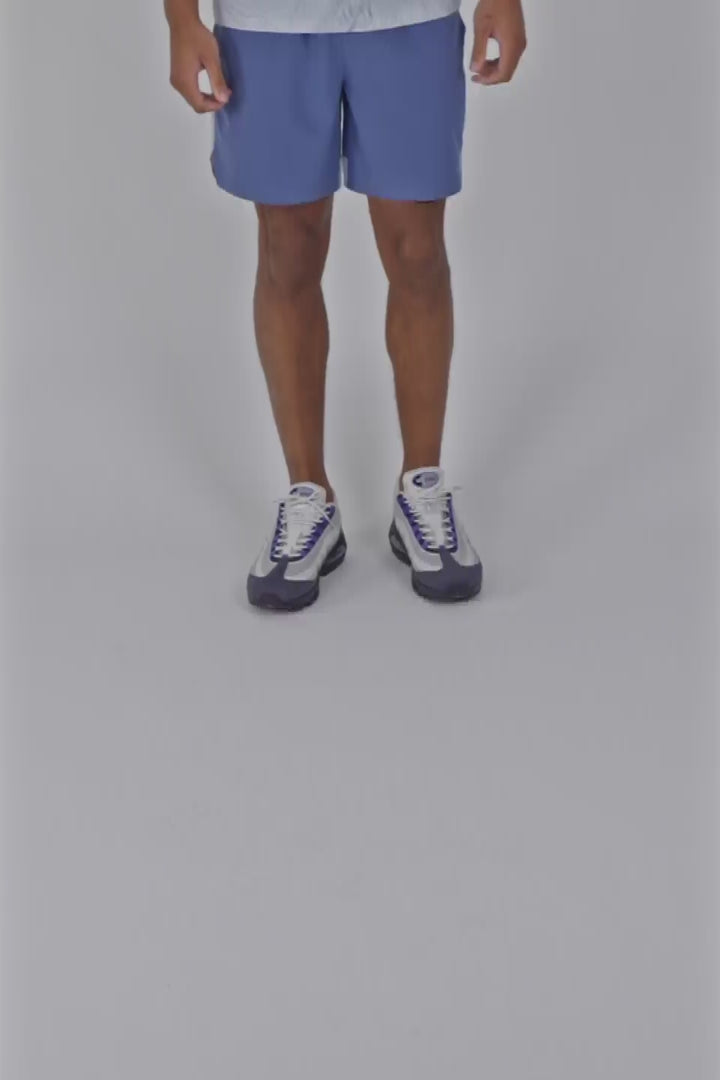 Geo M Print Short - Charcoal Blue/Summer Mist