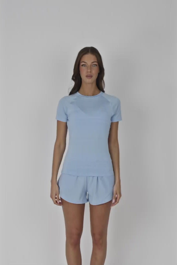 Breathe T-Shirt - Blissful Blue