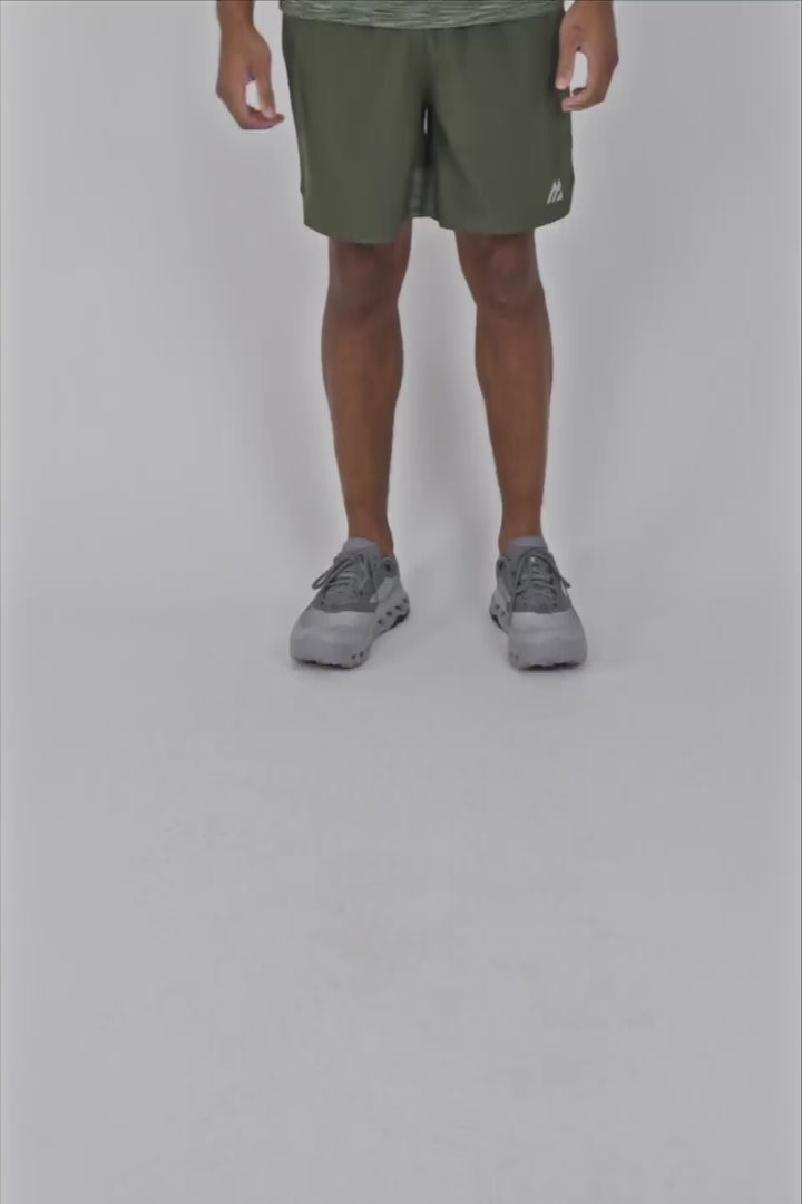 Trail Panel Short - Khaki Multi