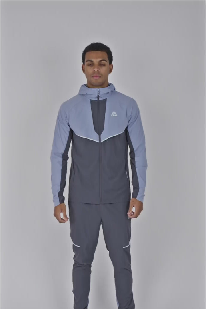 MTX Trail Traction Windbreaker - Cloudy Blue/Slate Grey