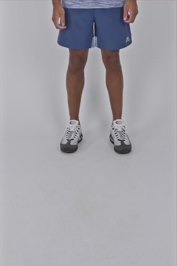 Trail Panel Short - Blue/Light Blue Multi