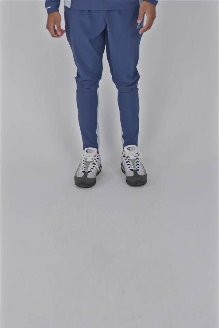 Trail Panel Running Pant - Blue/Light Blue Multi