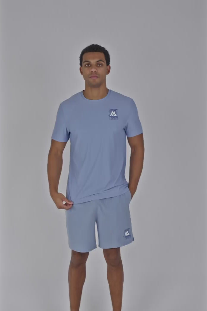 Frequency T-Shirt - Cloudy Blue/Charcoal Blue