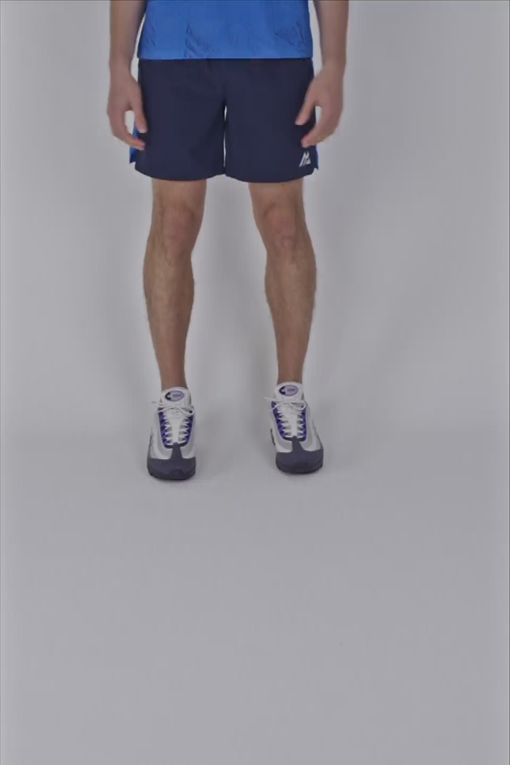 Geo M Print Short - Midnight Blue/Celestial Blue