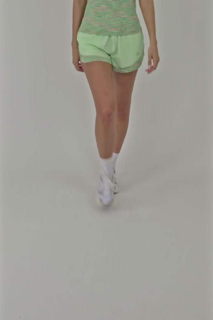 Women's Trail Short - Green/Pink