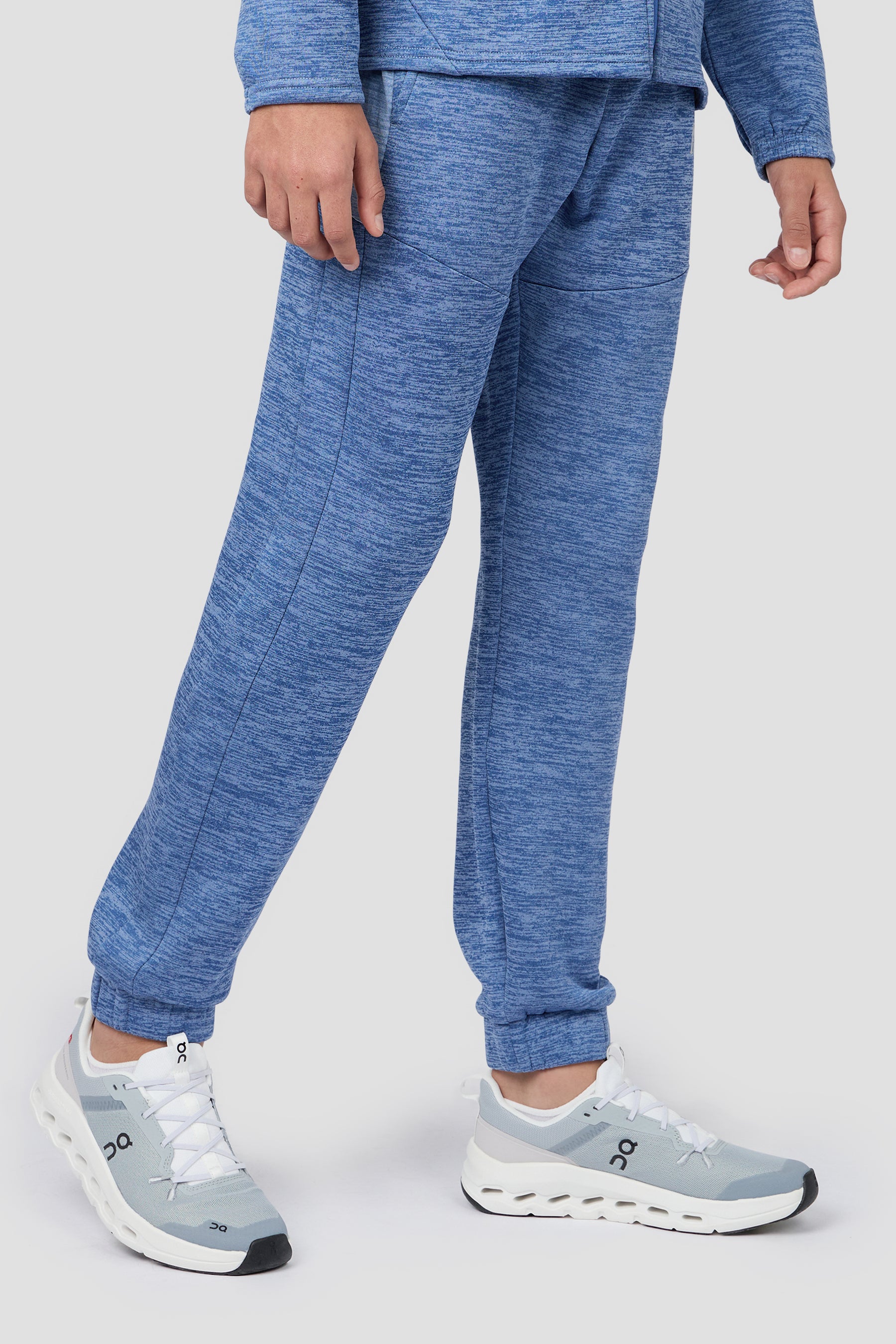 Boys Vantage Jogger - Charcoal Blue/Cloudy Blue