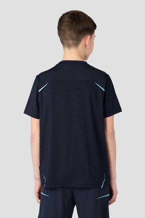 Boys Ignite T-Shirt - Midnight Blue/Neon Sky