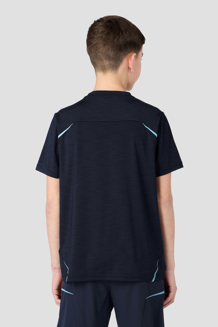 Boys Ignite T-Shirt - Midnight Blue/Neon Sky