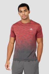 Vector Seamless T-Shirt - Tibetan Red/Turbulence/Dubarry