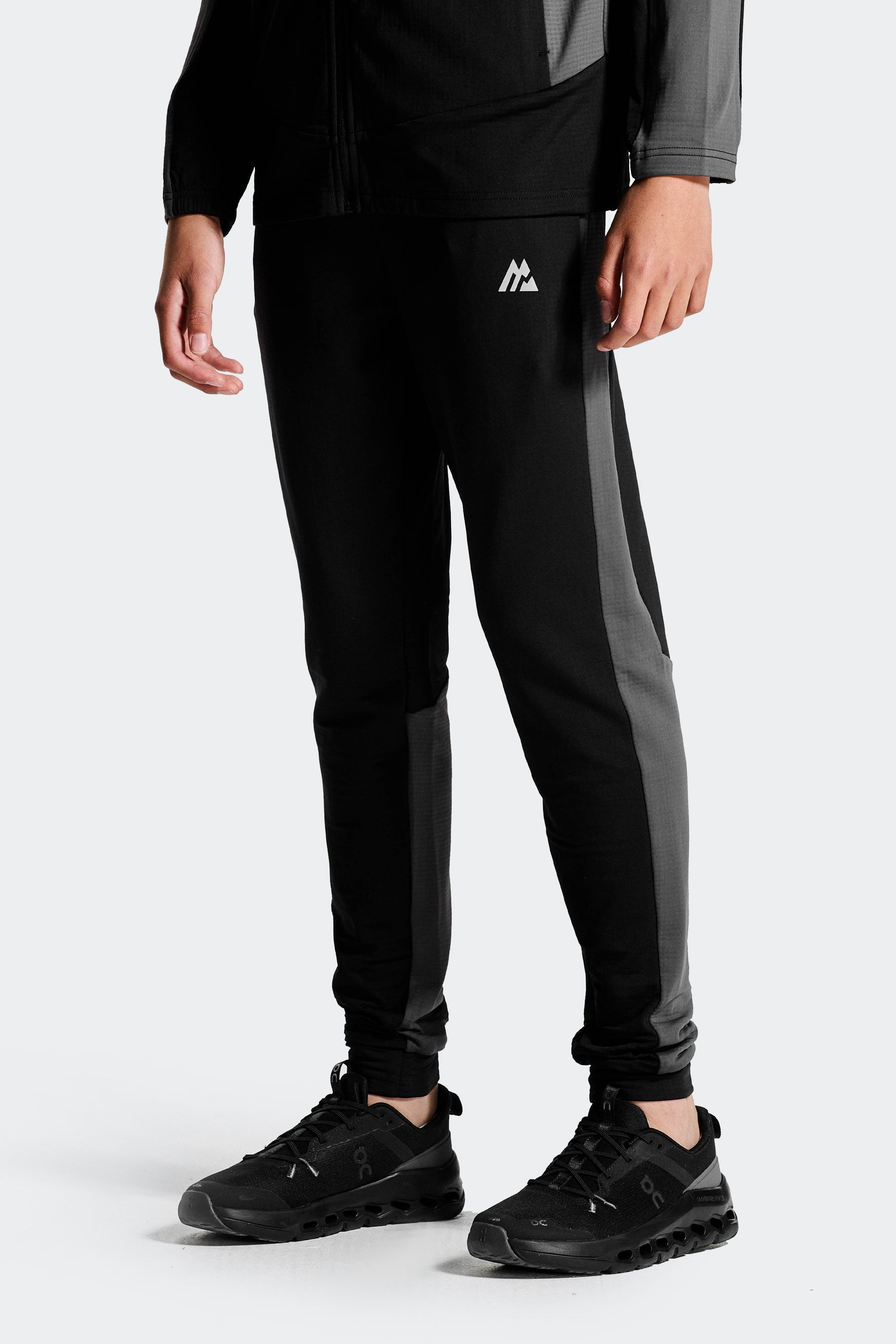 Boys Carbon Jogger - Black/Asphalt 