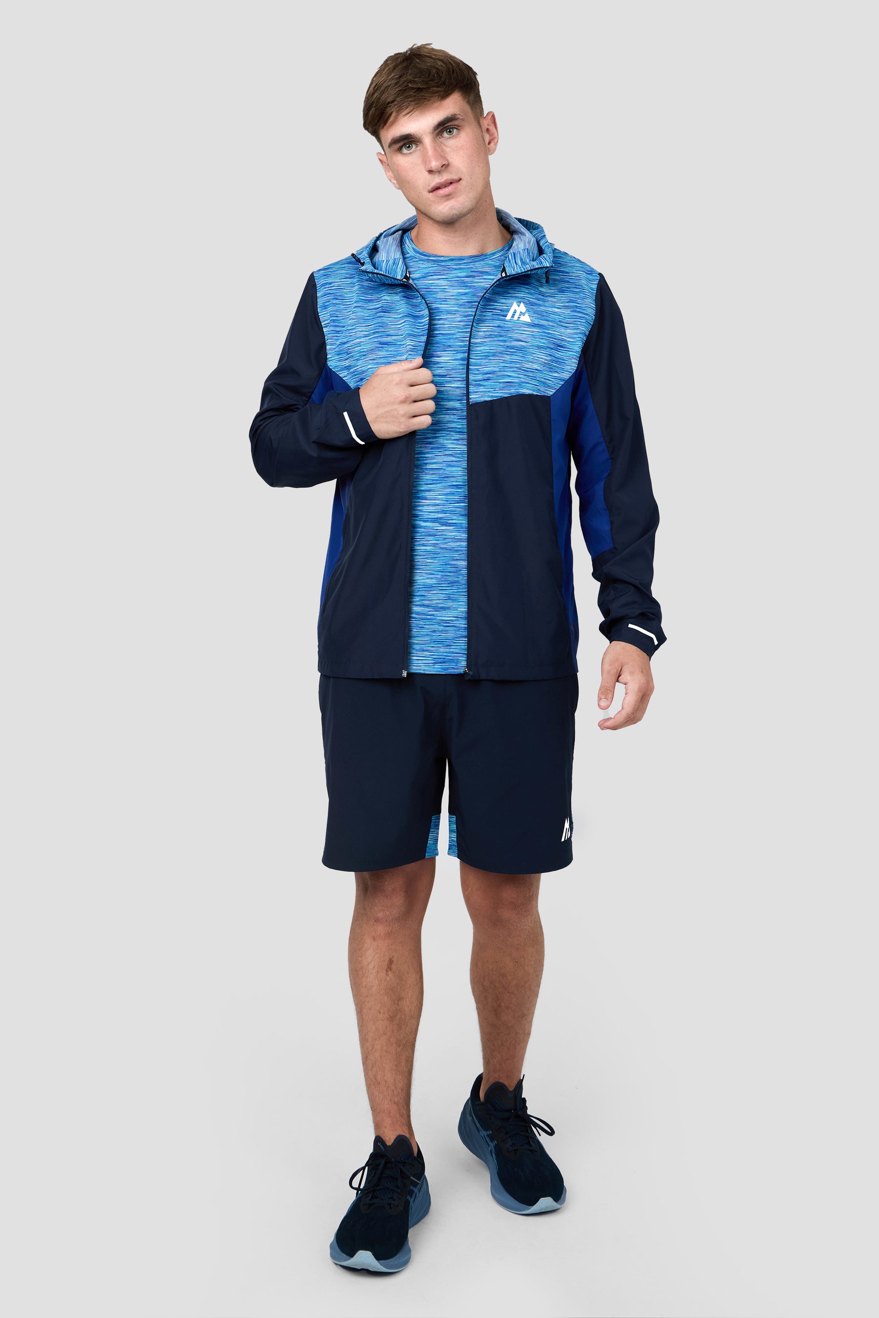 Trail Windbreaker - Royal Blue Multi