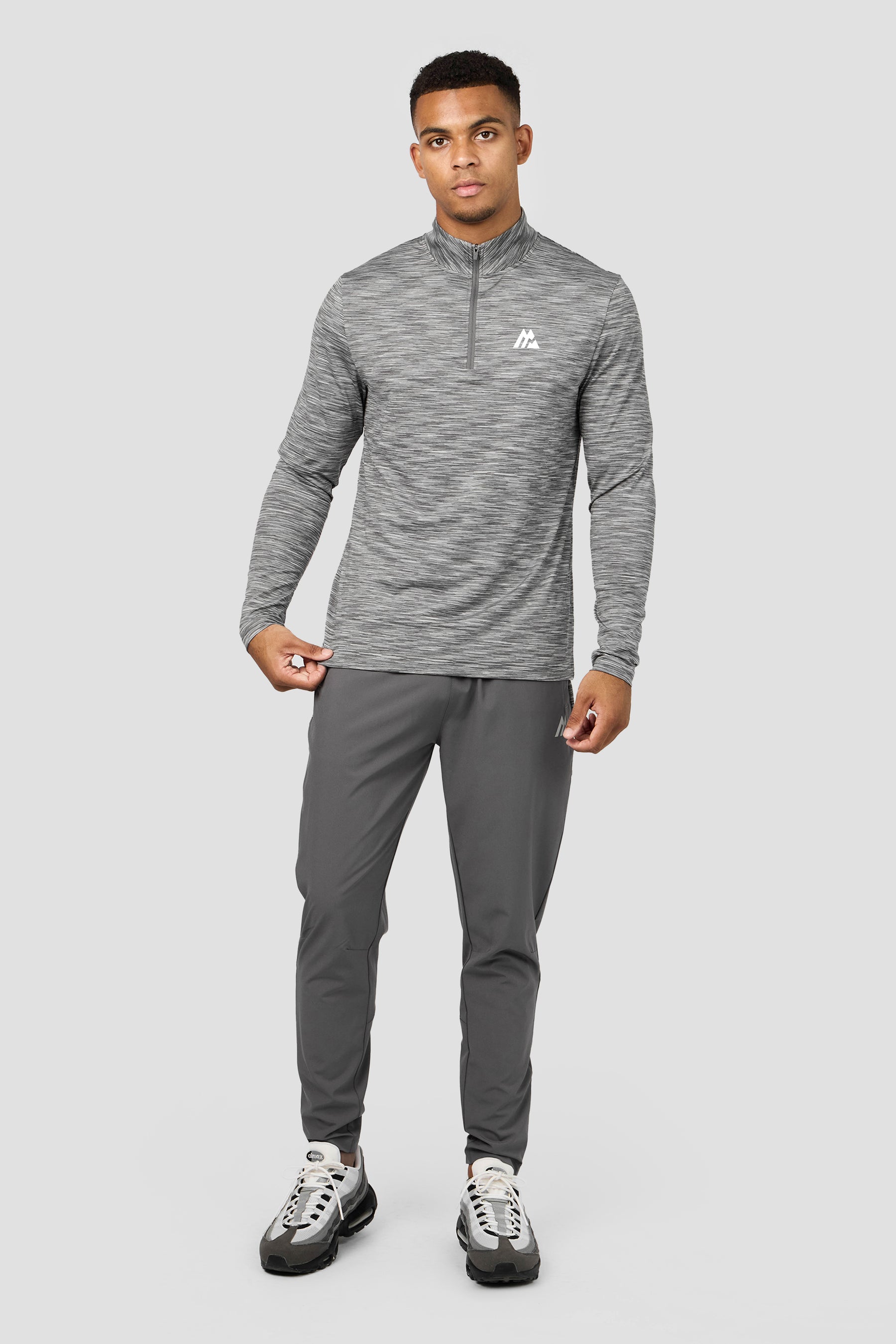 Trail 1/4 Zip - Grey Multi