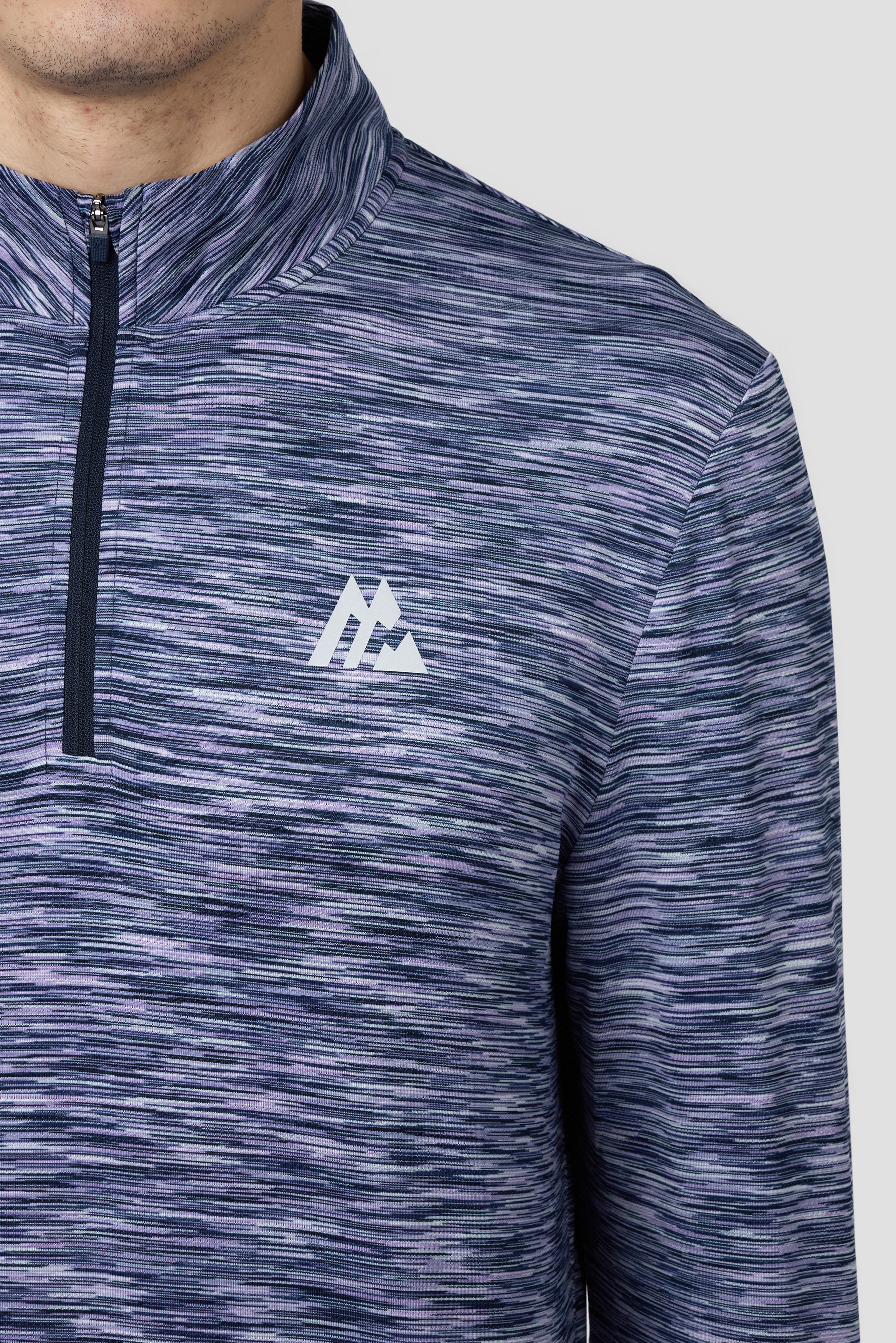 Montirex Trail 1/4 Zip Purple Multi | Sportswear Gymwear Top