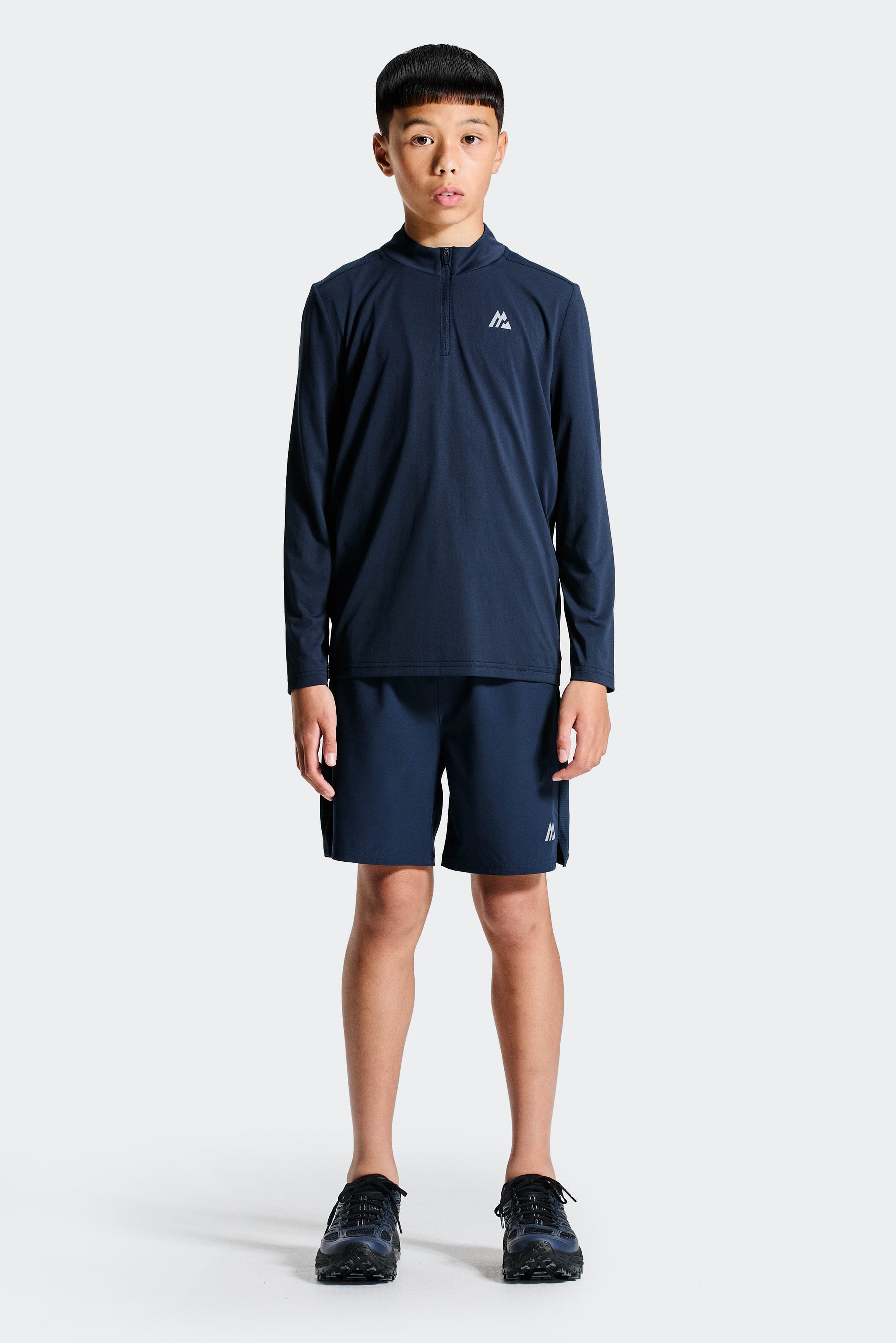 Boys Delta 1/4 Zip - Midnight Blue