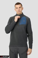 Ascent Polartec® Fleece - Asphalt/Naval