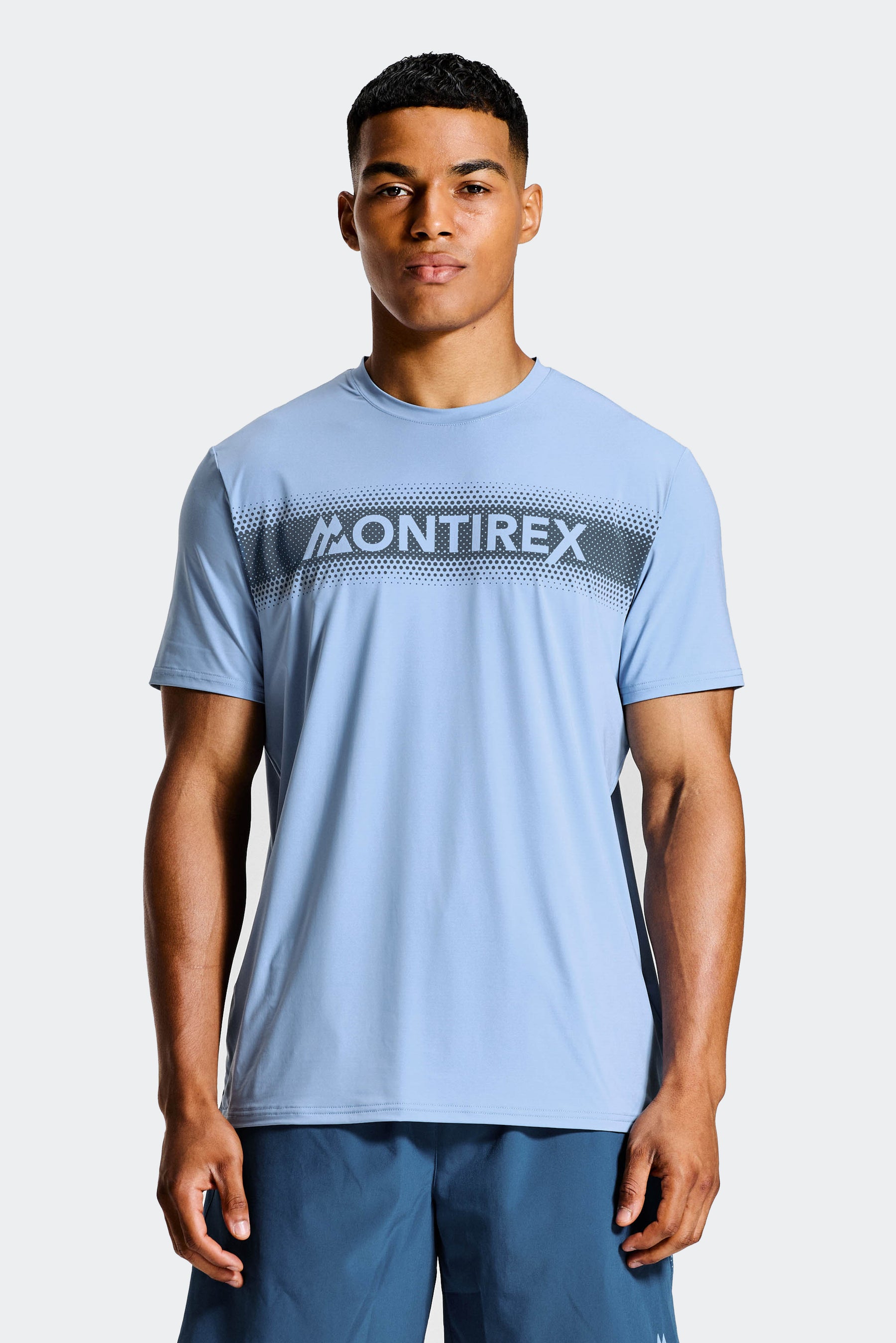 Pixel T-Shirt - Cloudy Blue/Naval