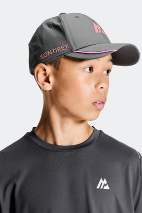 Junior Pace 2.0 Cap - Cement Grey/Peach Punch/Peony Pink