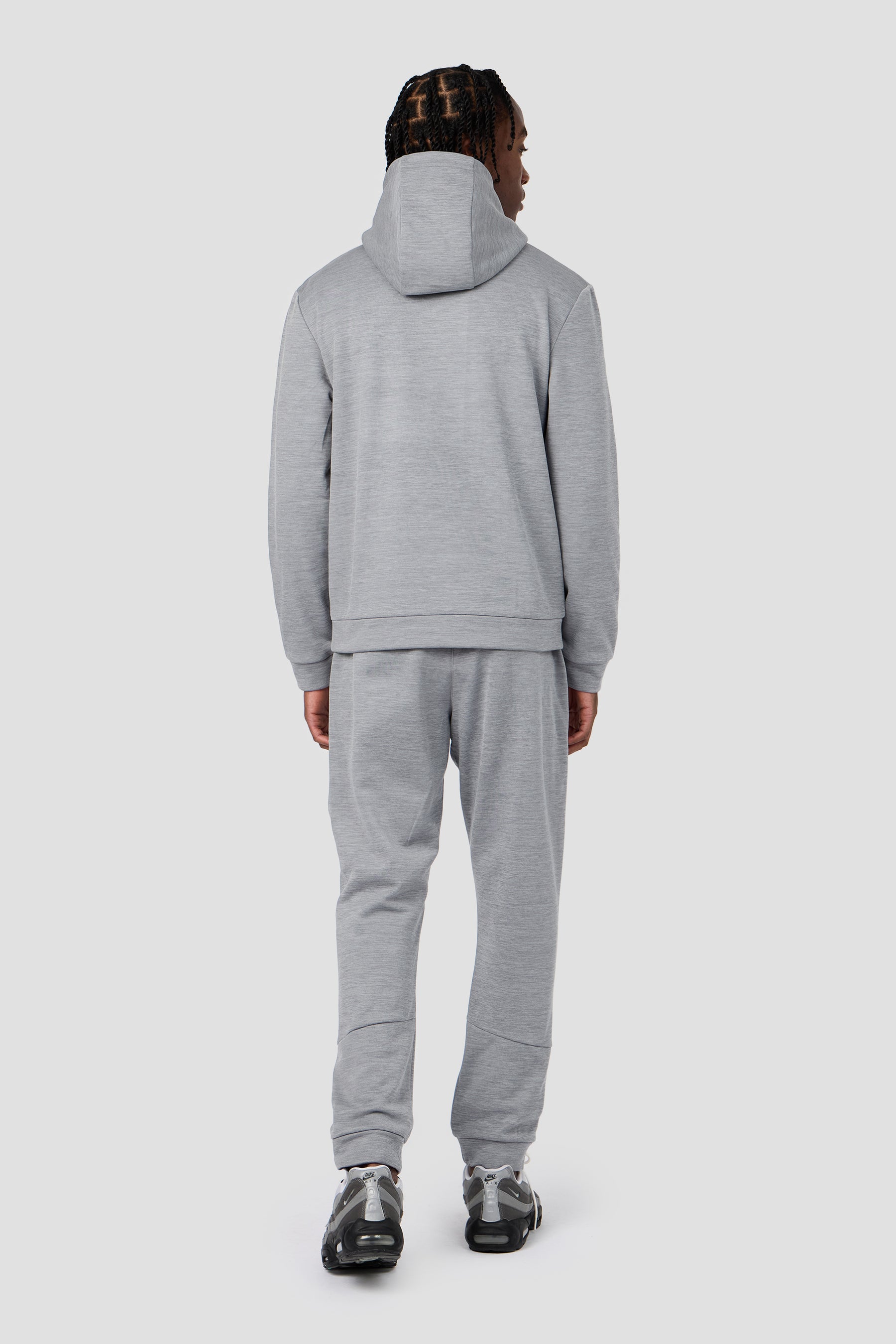 Rapid Fleece Hood - Cement Grey