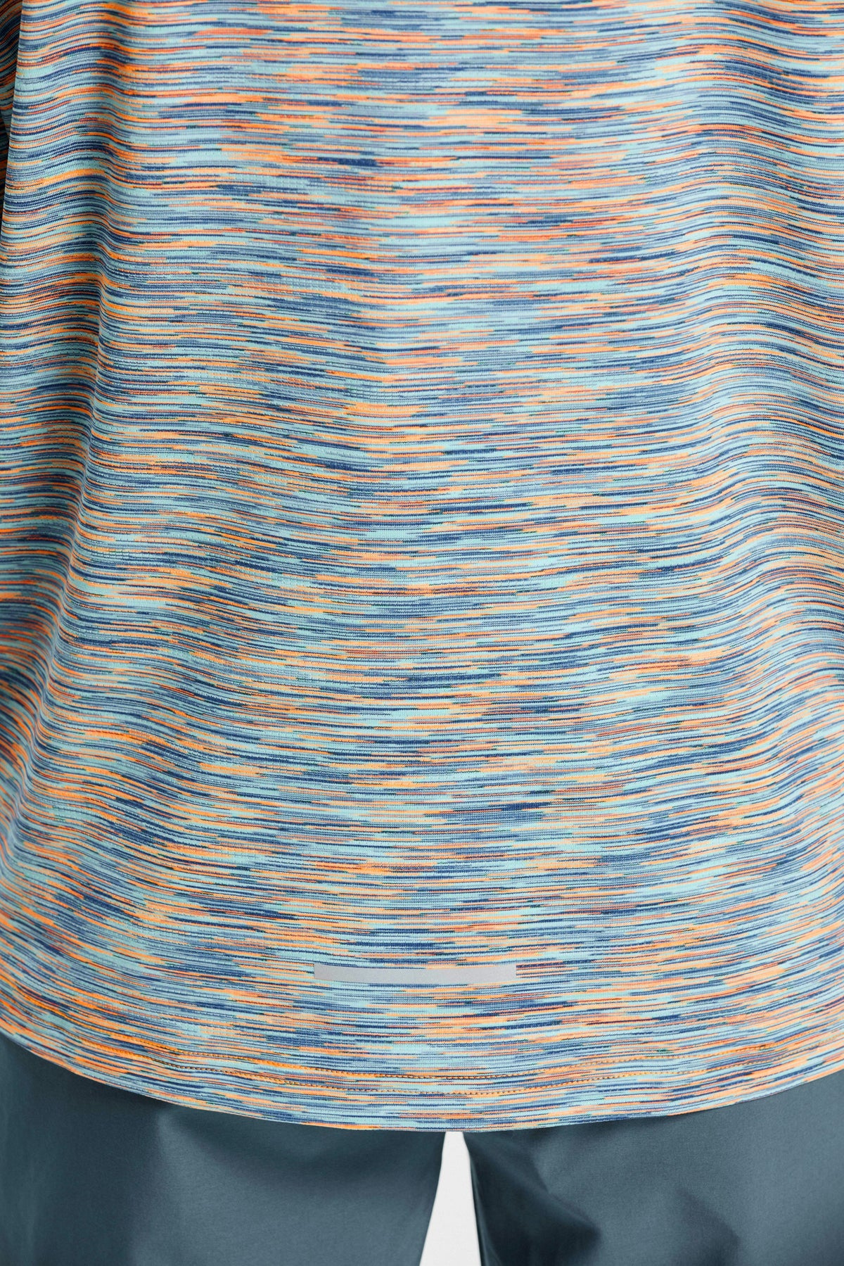 Boys Trail 1/4 Zip - Blue/Green/Orange
