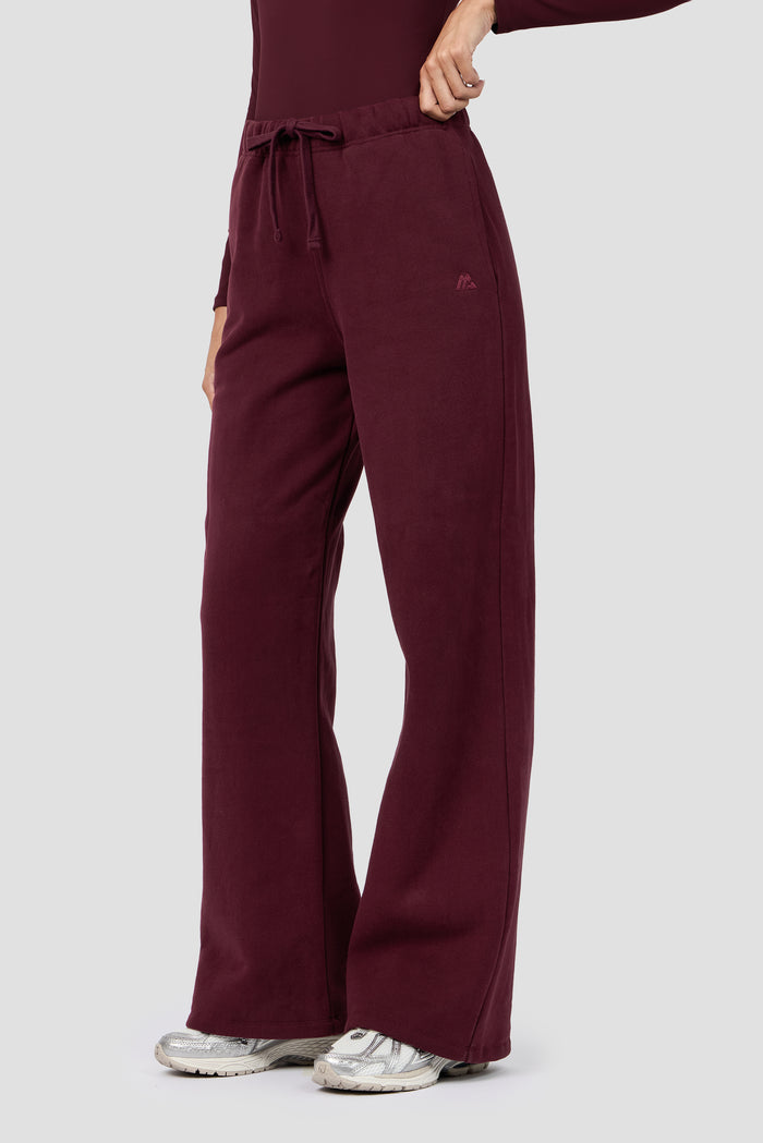 Form Fleece Wide Jogger - Malbec