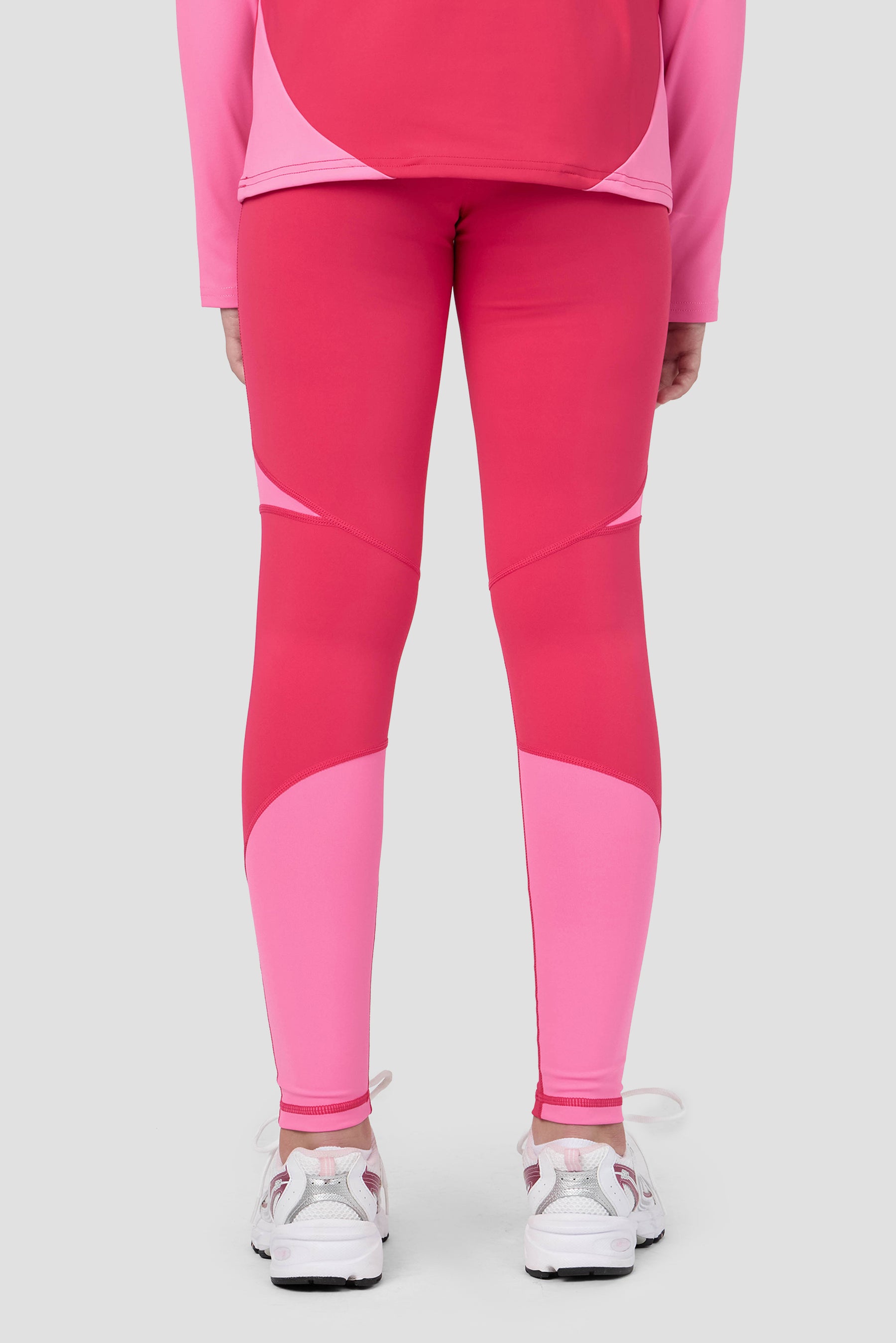 Girls Dash Legging - Hibiscus/Framboise