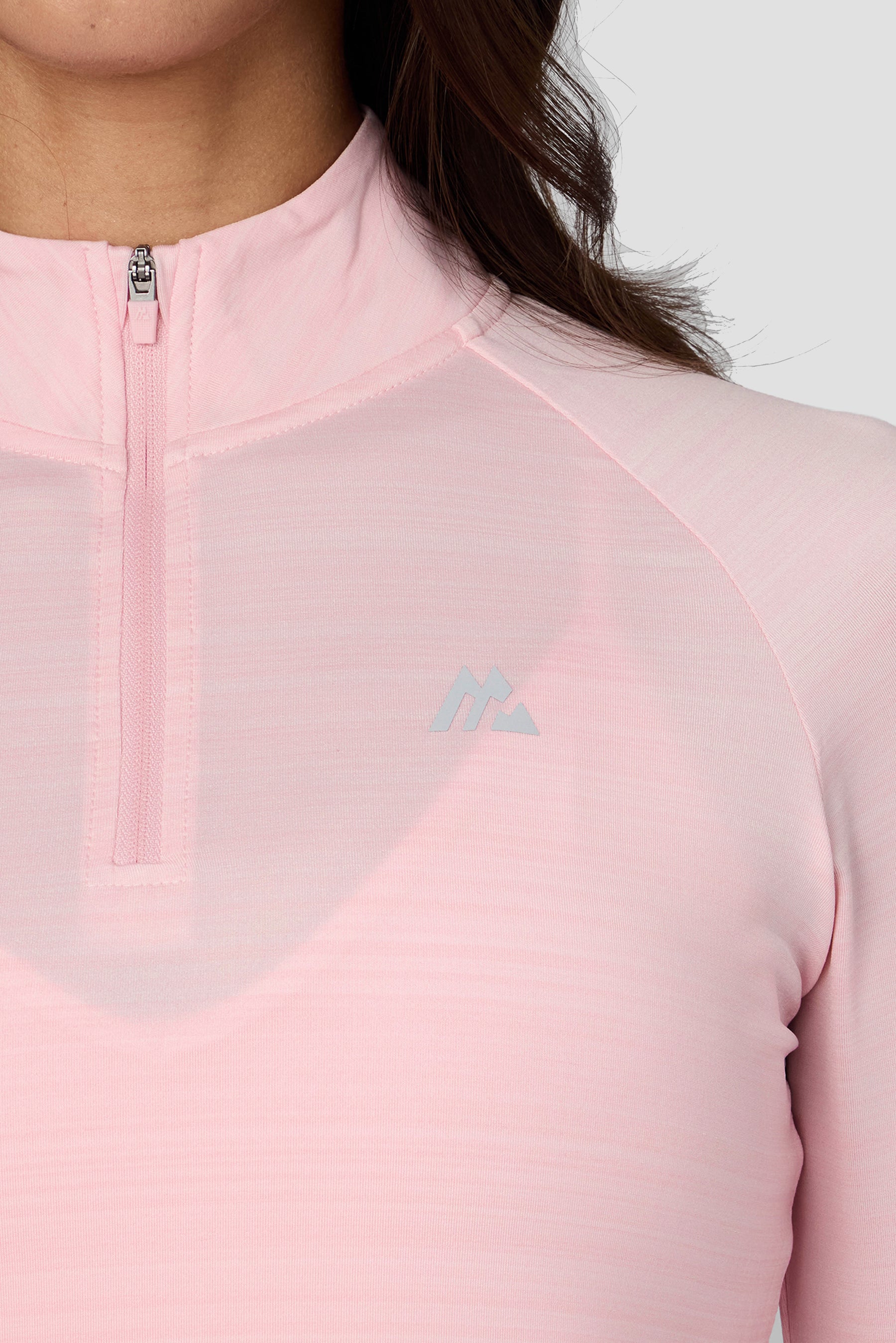 Breathe 1/4 Zip - Light Pink