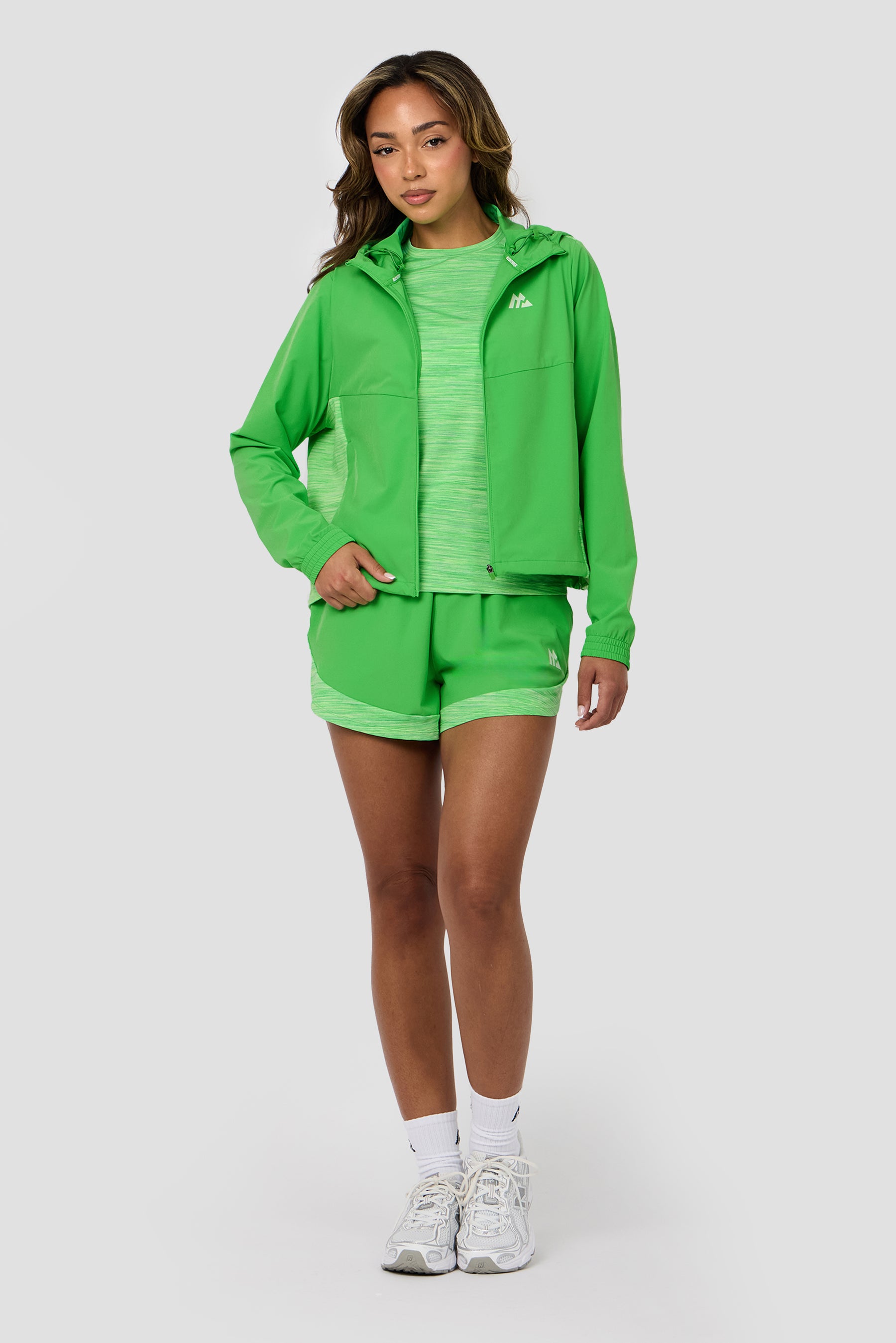 Women's Trail Windbreaker - Green Multi