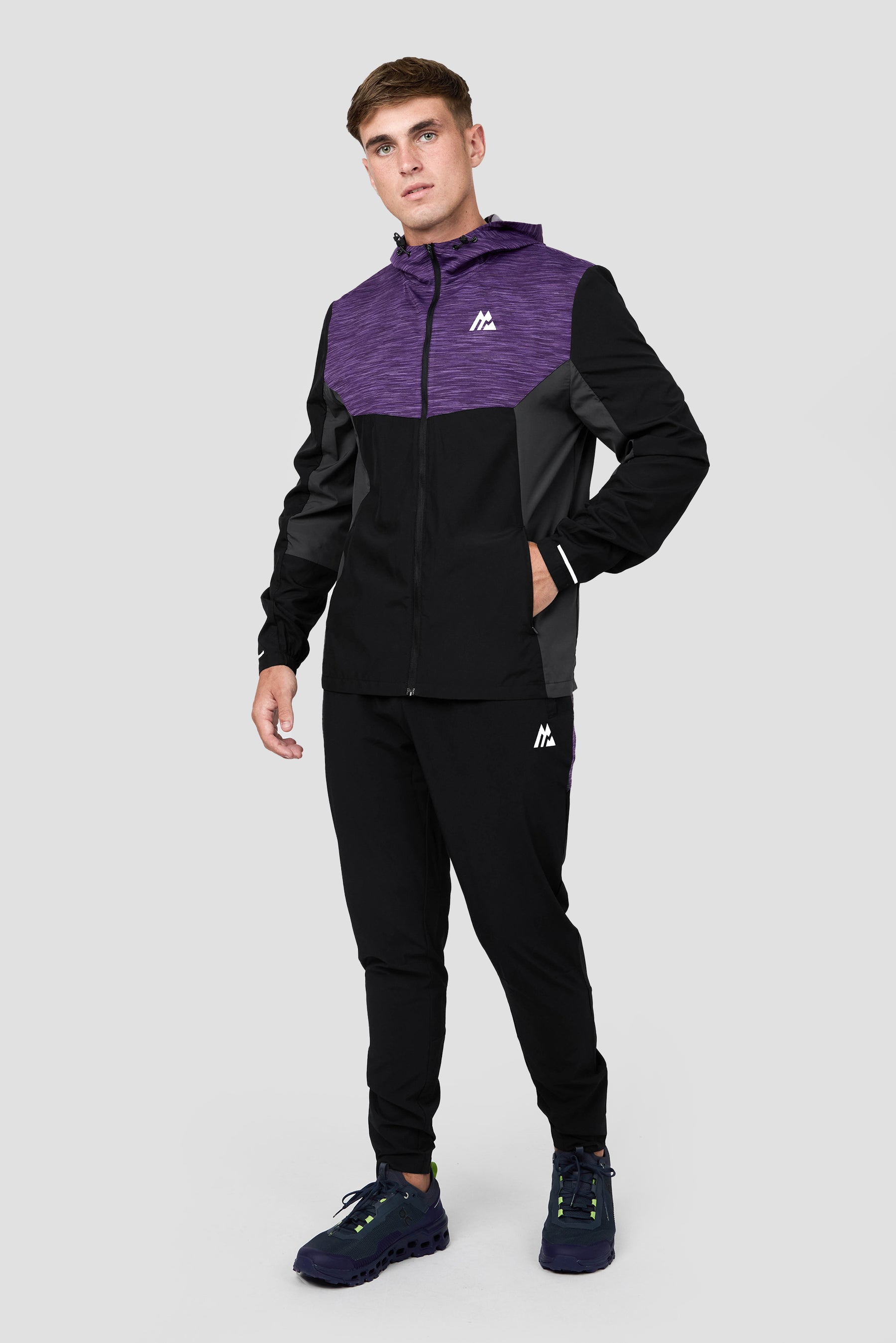 Trail Panel 2.0 Running Pant - Purple Multi